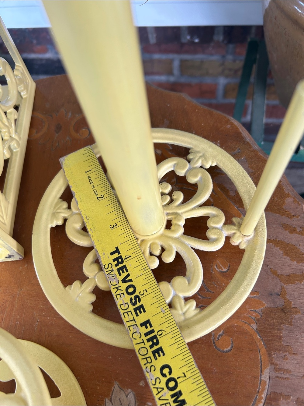 Yellow Cast Iron Kitchen Set - Picture 14 of 16